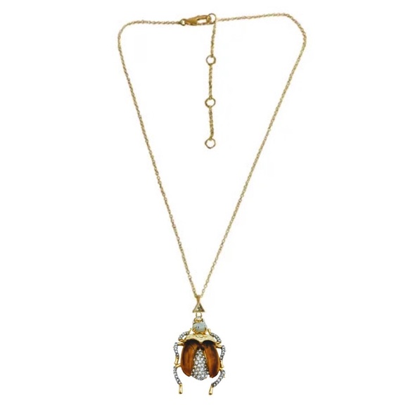 ALEXIS BITTAR Labradorite Crystal Scarab Necklace - Picture 3 of 4